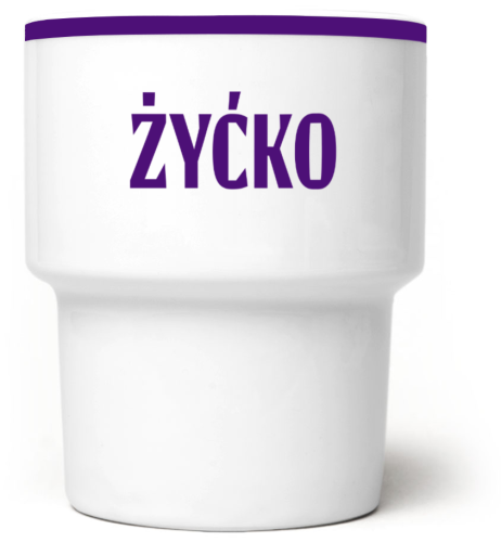 Kubek bez ucha Żyćko