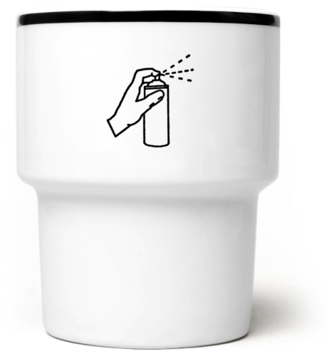 Kubek bez ucha Spray