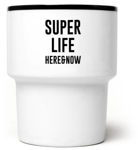 Kubek bez ucha Super Life