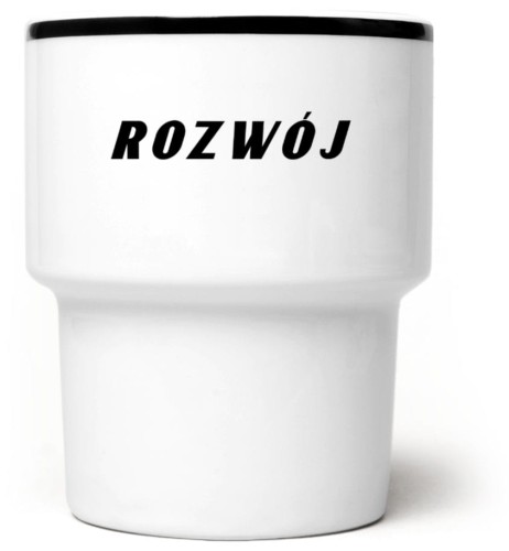Kubek bez ucha Rozwój