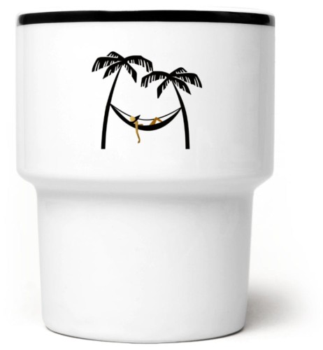 Kubek bez ucha Relax pod palmami