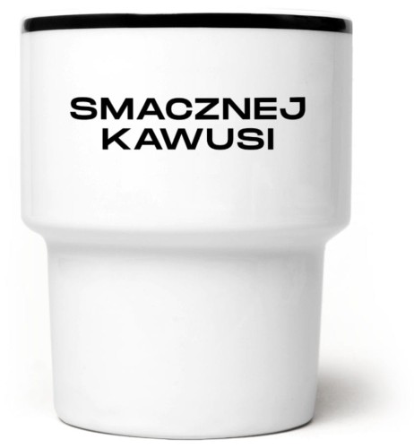Kubek bez ucha Smacznej Kawusi