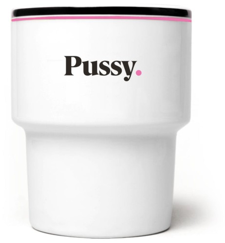 Kubek bez ucha Pussy i kropka